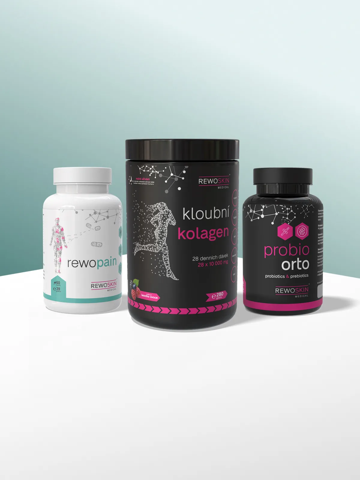 Výhodný balíček KLOUBNÍHO KOLAGENU, REWOPAINU a PROBIO ORTA