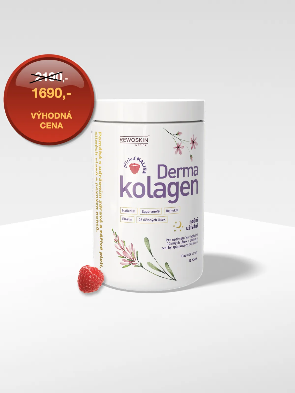 Derma kolagen - příchuť malina