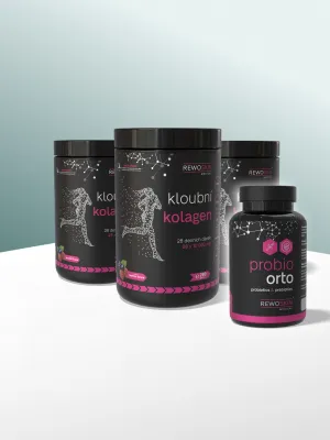Výhodný balíček KLOUBNÍHO KOLAGENU - 3 dózy na 5 měsíců + DÁREK PROBIO ORTO