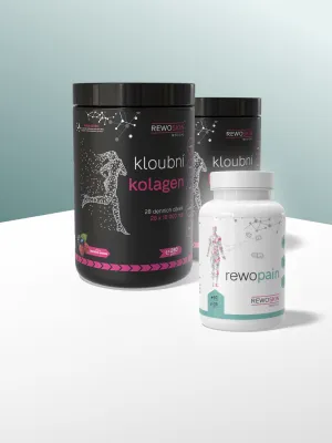 Výhodný balíček KLOUBNÍHO KOLAGENU - 2 dózy na 3 měsíce + DÁREK REWOPAIN