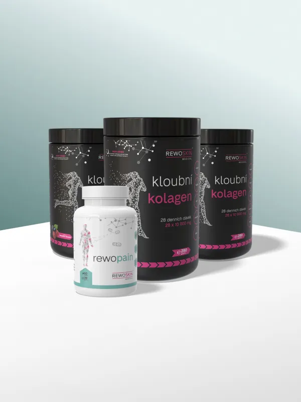 Výhodný balíček KLOUBNÍHO KOLAGENU - 3 dózy na 5 měsíců + DÁREK REWOPAIN