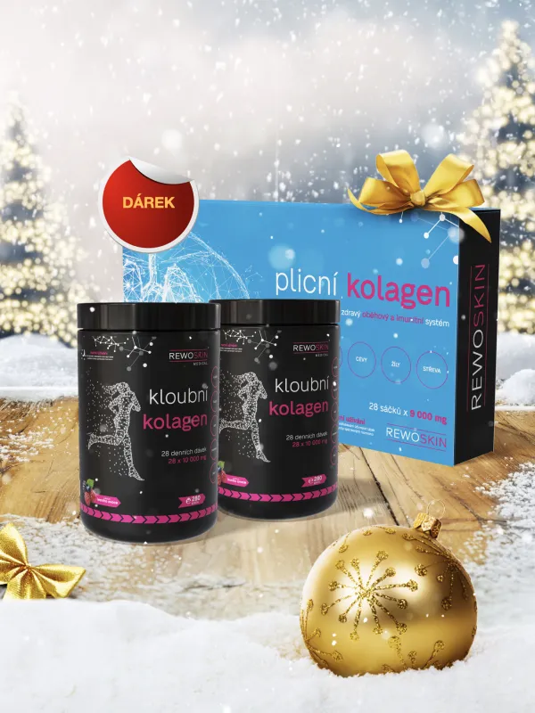 Produkt Vánoční balíček KLOUBNÍHO KOLAGENU - 2 dózy na 3 měsíce + DÁREK Obrázek